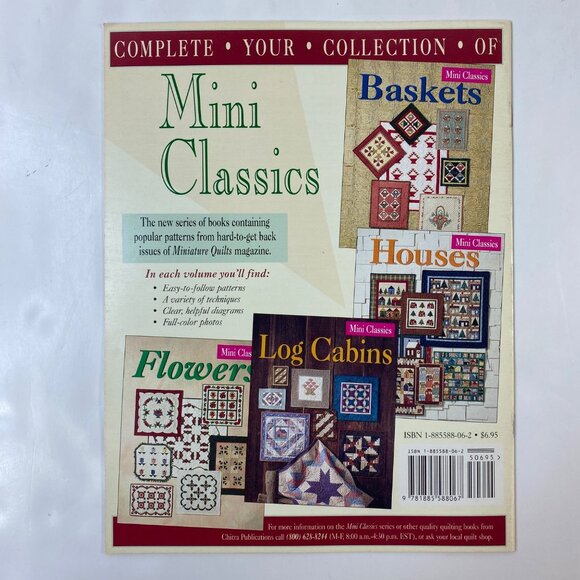 Log Cabins Mini Classics Quilting Book By Chitra Publications - Picture 2 of 4